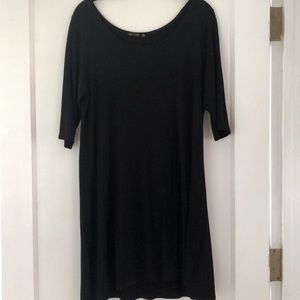 Black AVA Tunic Dress
